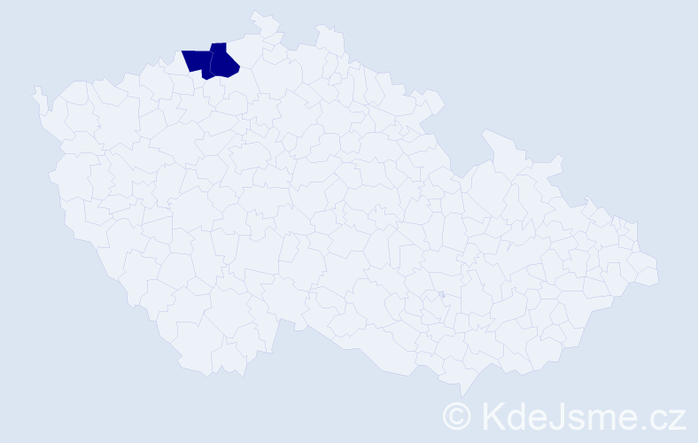 Příjmení: 'Siedtmannová', počet výskytů 6 v celé ČR