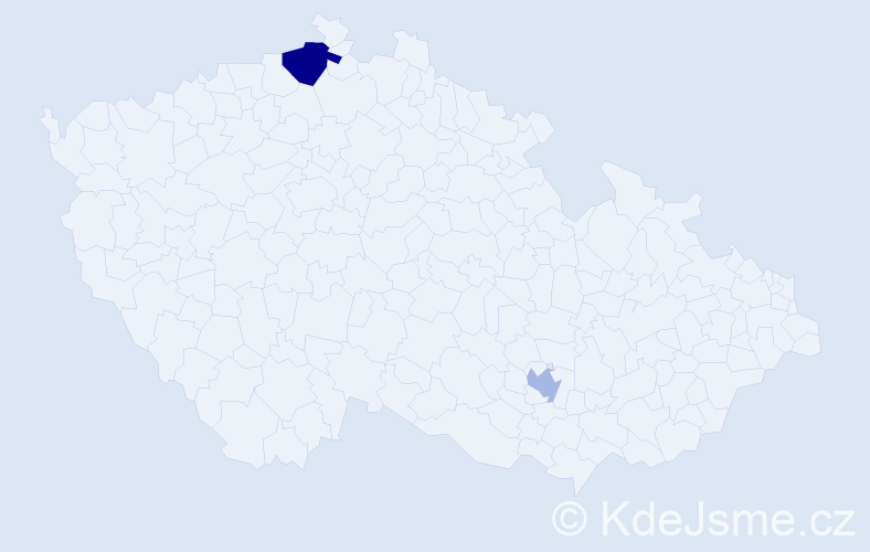 Příjmení: 'Weingarten', počet výskytů 3 v celé ČR