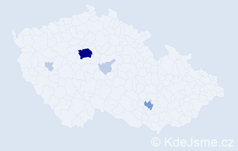 Příjmení: 'Wheeler', počet výskytů 15 v celé ČR