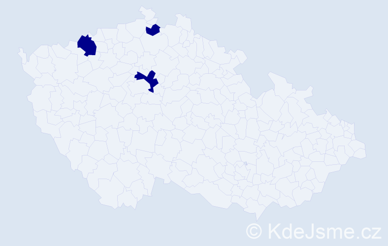Příjmení: 'Pičkar', počet výskytů 3 v celé ČR