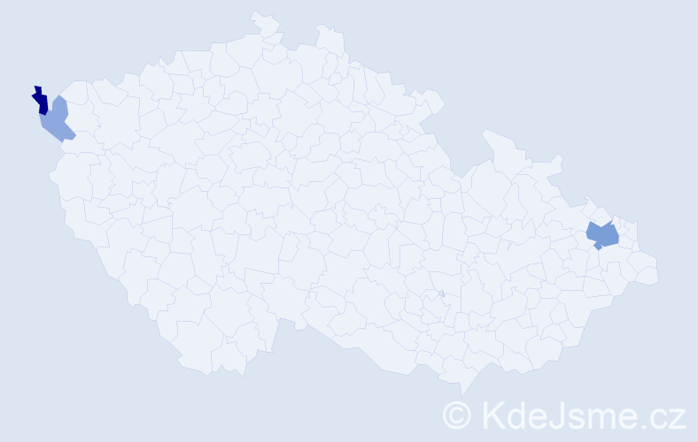 Příjmení: 'Repčik', počet výskytů 10 v celé ČR