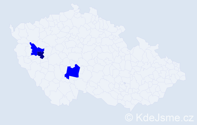 Příjmení: 'Walzer', počet výskytů 10 v celé ČR