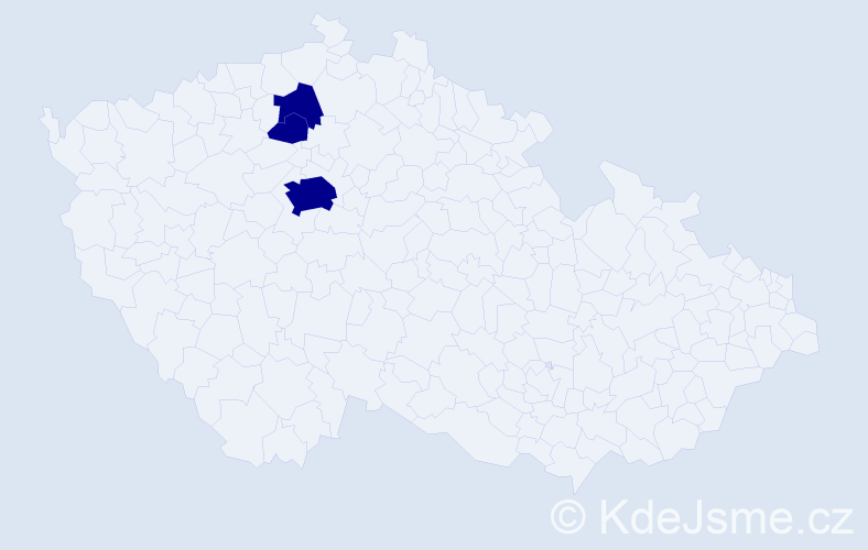 Příjmení: 'Dem`yan', počet výskytů 3 v celé ČR