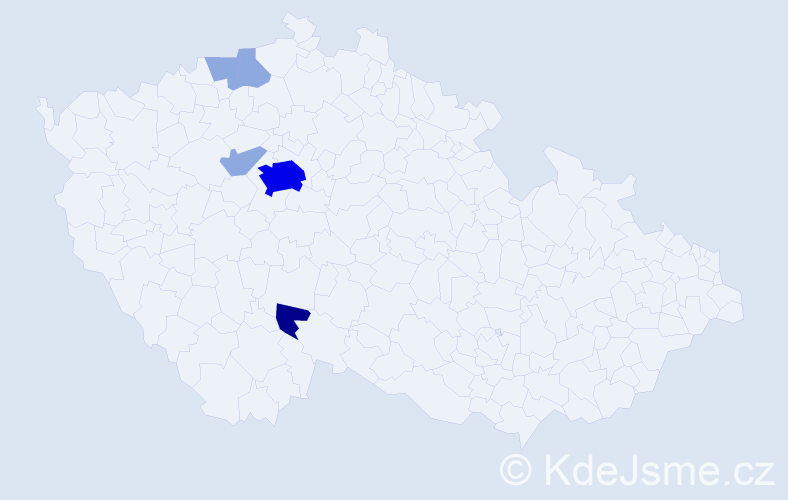 Příjmení: 'Havelda', počet výskytů 14 v celé ČR