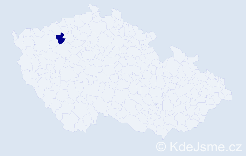 Příjmení: 'Heinevetterová', počet výskytů 1 v celé ČR