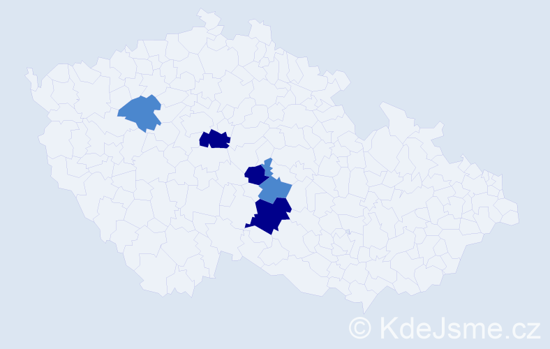Příjmení: 'Kottink', počet výskytů 11 v celé ČR