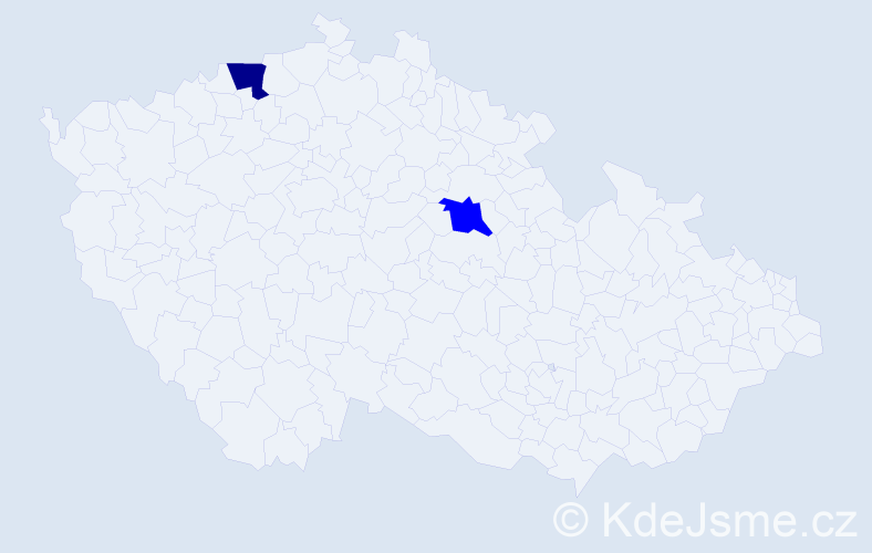 Příjmení: 'Vorobjov', počet výskytů 3 v celé ČR
