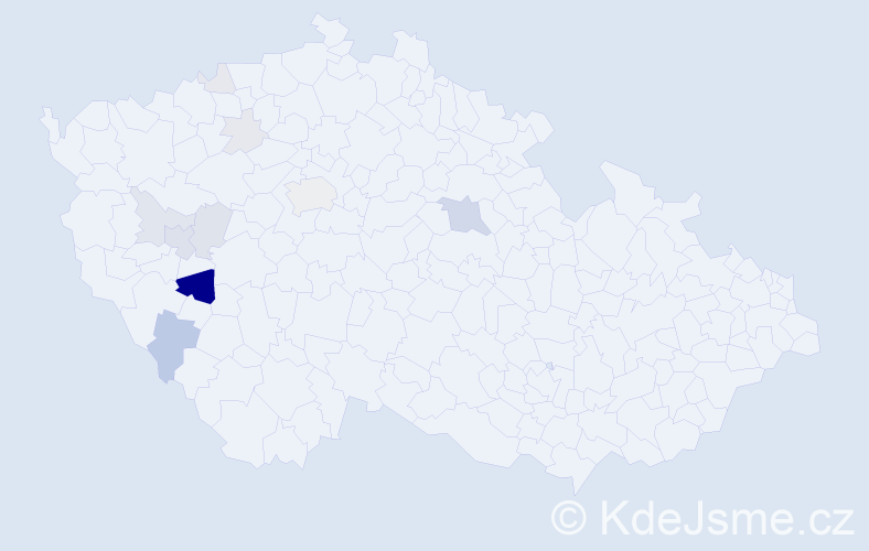 Příjmení: 'Boltíková', počet výskytů 41 v celé ČR