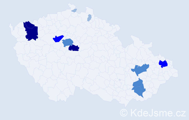 Příjmení: 'Papánek', počet výskytů 30 v celé ČR
