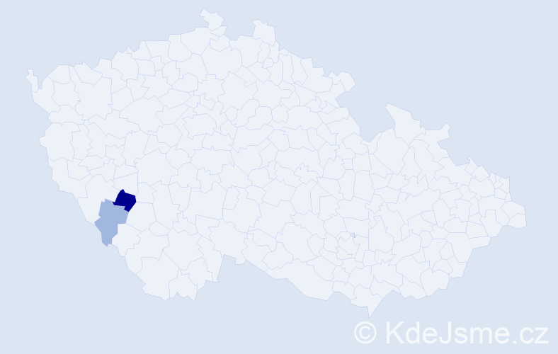 Příjmení: 'Fuščič', počet výskytů 4 v celé ČR