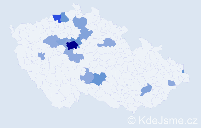 Příjmení: 'Saleh', počet výskytů 40 v celé ČR