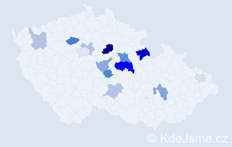 Příjmení: 'Turina', počet výskytů 28 v celé ČR