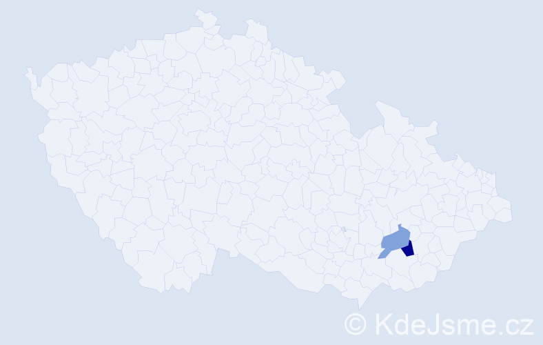Příjmení: 'Prandorfi', počet výskytů 12 v celé ČR