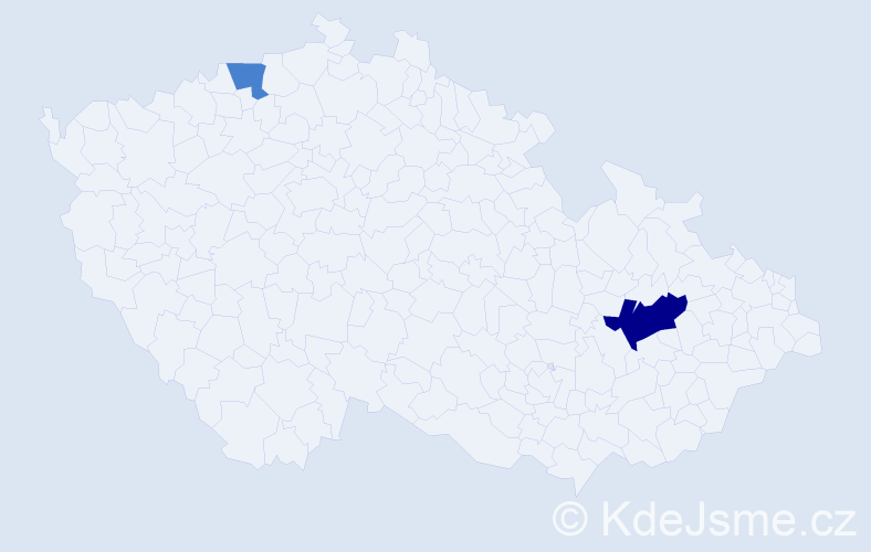 Příjmení: 'Roletzká', počet výskytů 7 v celé ČR