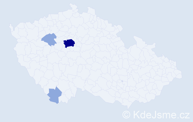 Příjmení: 'Gordeev', počet výskytů 8 v celé ČR