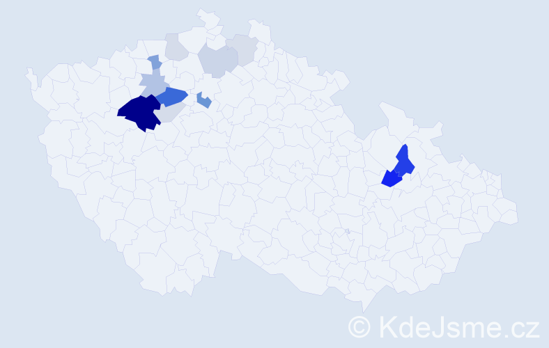 Příjmení: 'Liebezeitová', počet výskytů 27 v celé ČR
