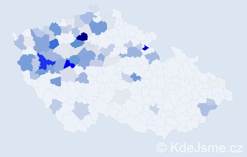 Příjmení: 'Rott', počet výskytů 352 v celé ČR