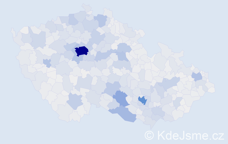 Příjmení: 'Svobodová', počet výskytů 26227 v celé ČR