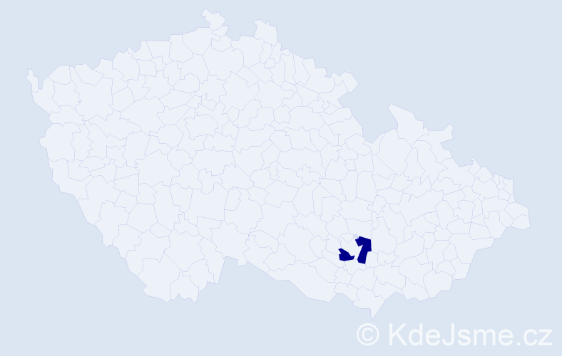Příjmení: 'Khomin', počet výskytů 1 v celé ČR