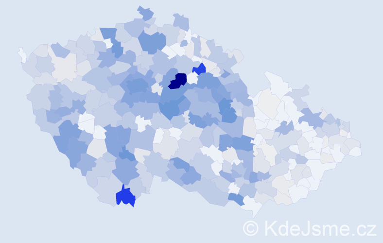 Příjmení: 'Šafránková', počet výskytů 1848 v celé ČR