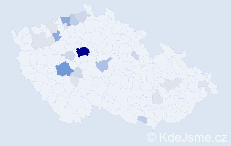 Příjmení: 'Weigertová', počet výskytů 79 v celé ČR