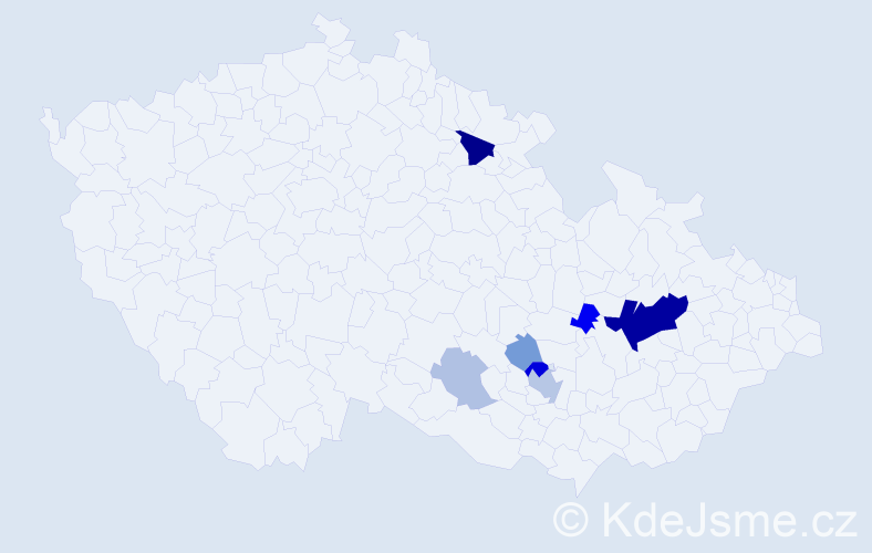Příjmení: 'Kirschbaum', počet výskytů 23 v celé ČR