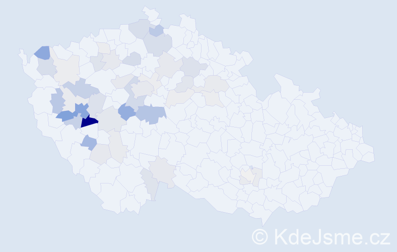 Příjmení: 'Lohr', počet výskytů 136 v celé ČR