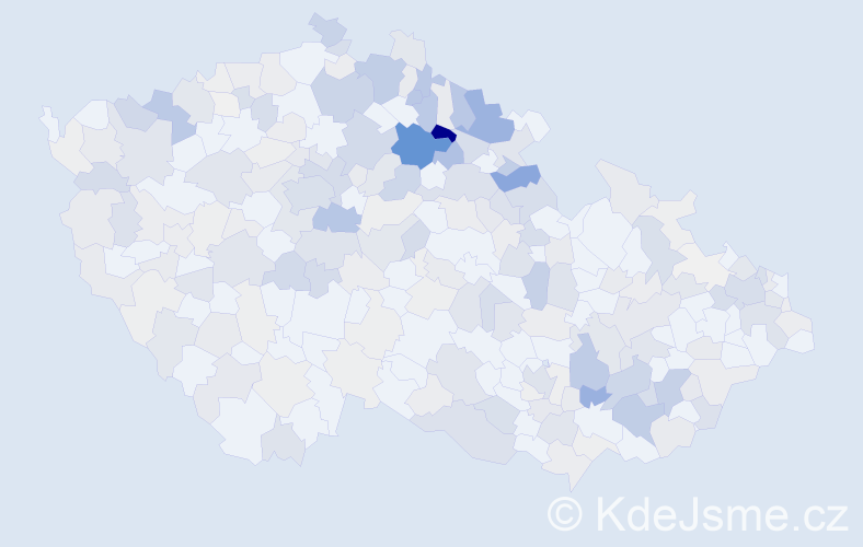 Příjmení: 'Knap', počet výskytů 831 v celé ČR