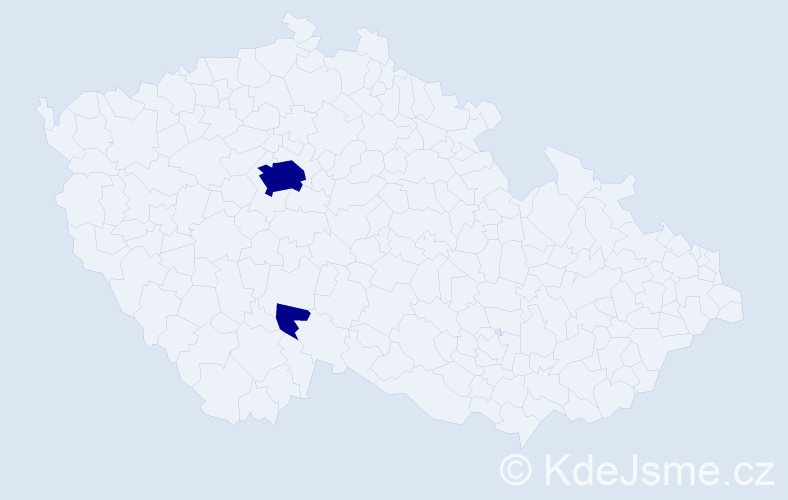 Příjmení: 'Korintusová', počet výskytů 4 v celé ČR