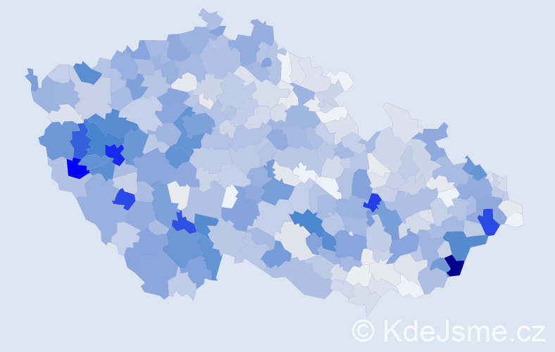 Příjmení: 'Liška', počet výskytů 4868 v celé ČR