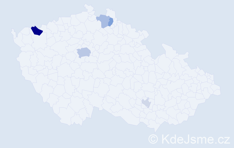 Příjmení: 'Schnitzerová', počet výskytů 10 v celé ČR