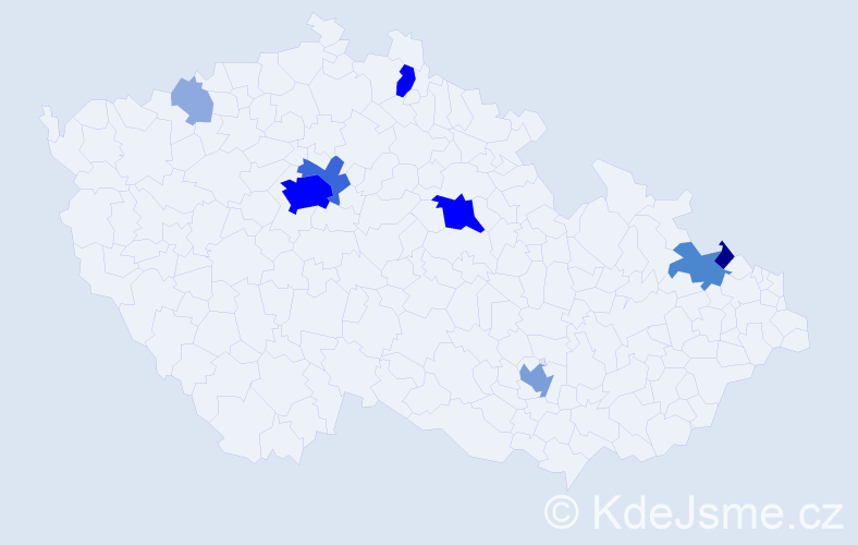 Příjmení: 'Knappe', počet výskytů 32 v celé ČR