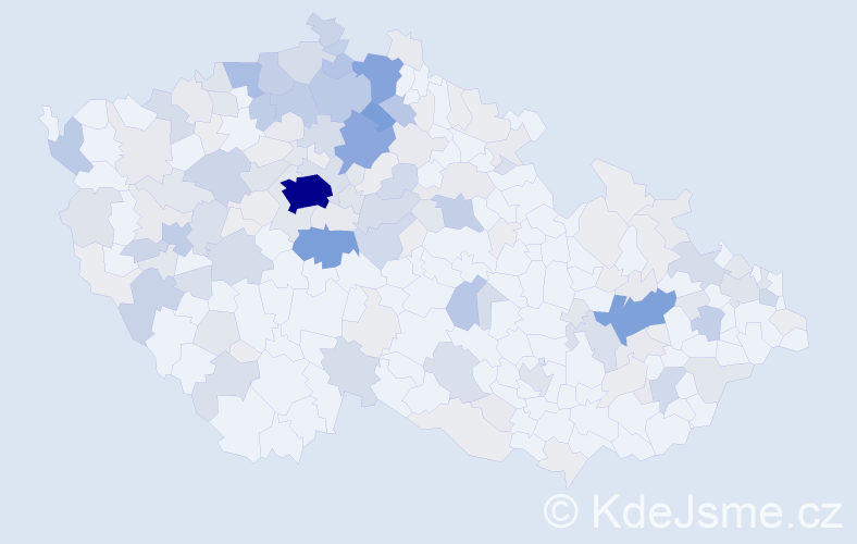 Příjmení: 'Eichlerová', počet výskytů 672 v celé ČR