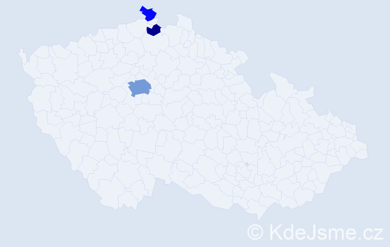 Příjmení: 'Bylová', počet výskytů 10 v celé ČR