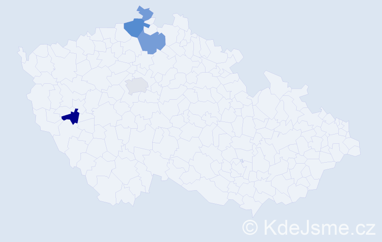 Příjmení: 'Möser', počet výskytů 10 v celé ČR