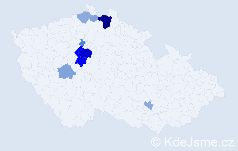 Příjmení: 'Taller', počet výskytů 31 v celé ČR