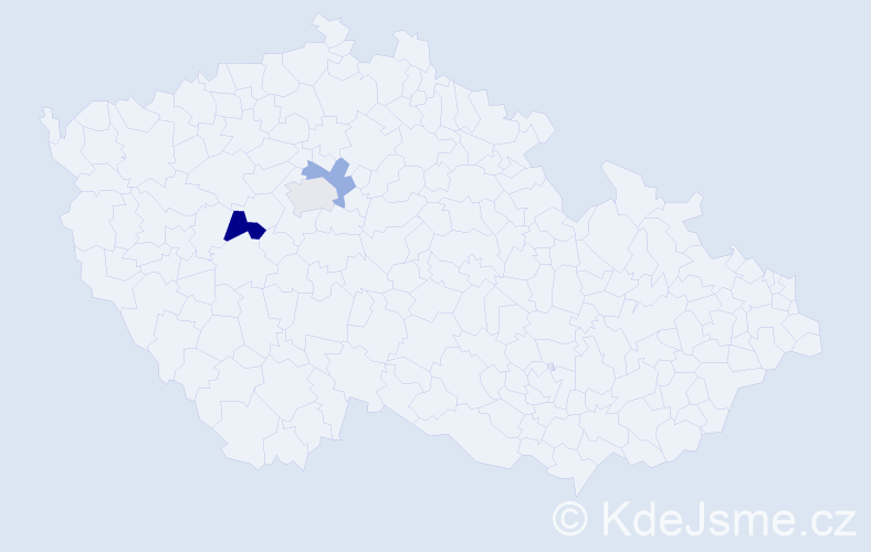 Příjmení: 'Abušinov', počet výskytů 4 v celé ČR