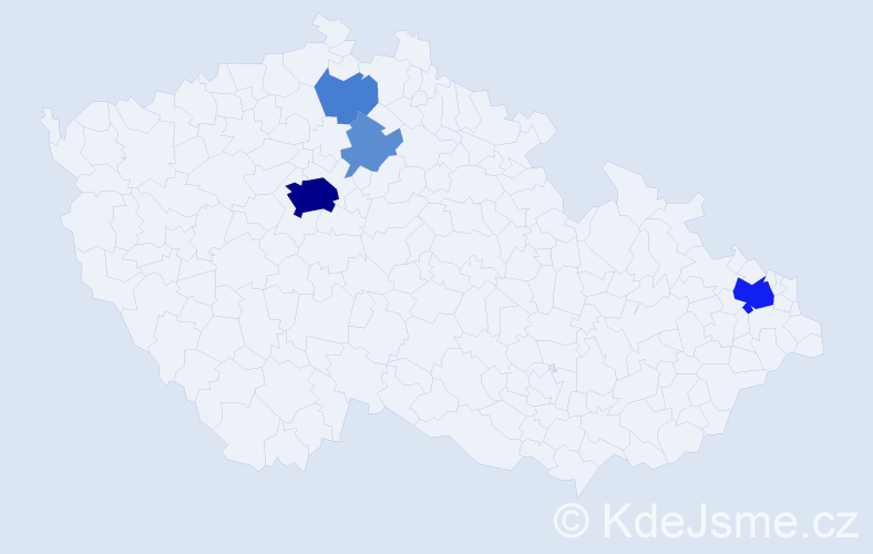 Příjmení: 'Lubovská', počet výskytů 24 v celé ČR