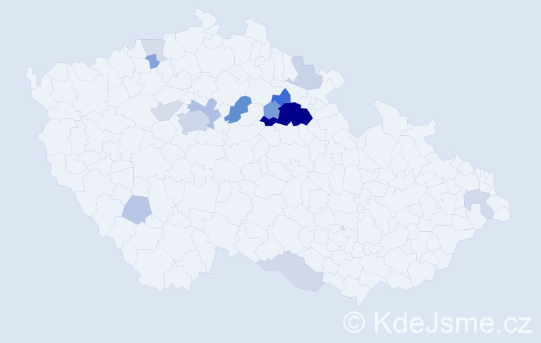 Příjmení: 'Erbs', počet výskytů 44 v celé ČR