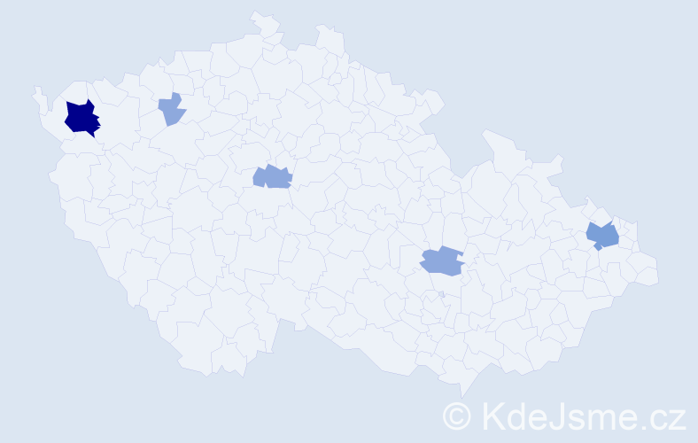 Příjmení: 'Matkovčík', počet výskytů 12 v celé ČR