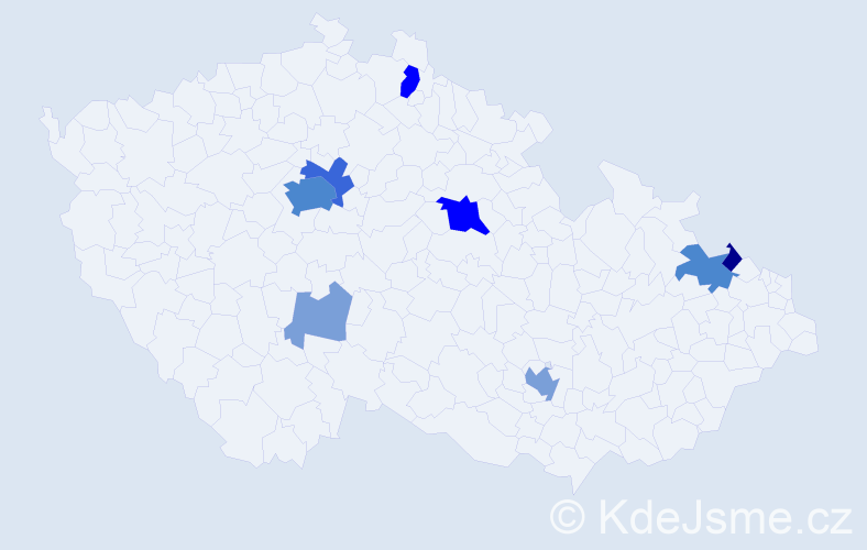 Příjmení: 'Knappe', počet výskytů 31 v celé ČR
