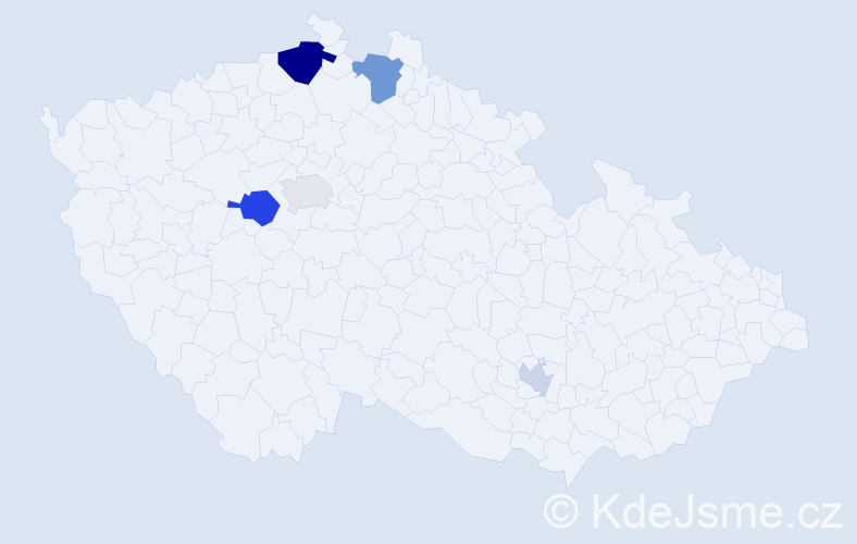 Příjmení: 'Klenovičová', počet výskytů 10 v celé ČR
