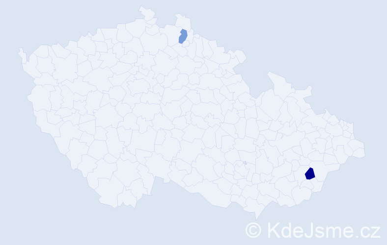 Příjmení: 'Bassani', počet výskytů 2 v celé ČR