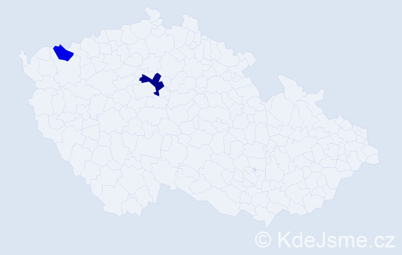 Příjmení: 'Drevko', počet výskytů 4 v celé ČR