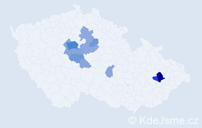 Příjmení: 'Molinari', počet výskytů 37 v celé ČR