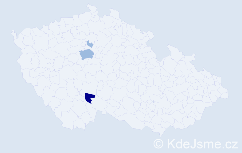 Příjmení: 'Řetovský', počet výskytů 6 v celé ČR