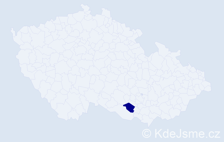 Příjmení: 'Salhab', počet výskytů 1 v celé ČR