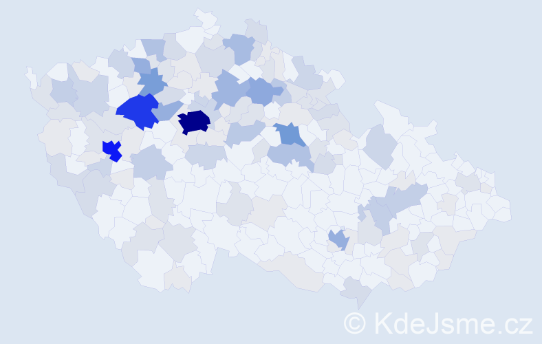 Příjmení: 'Raisová', počet výskytů 419 v celé ČR