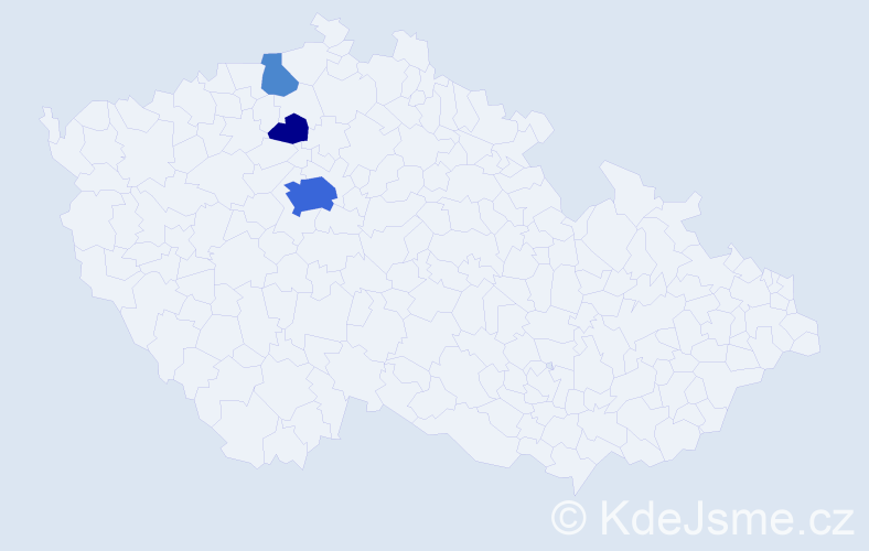Příjmení: 'Drba', počet výskytů 14 v celé ČR