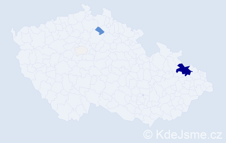 Příjmení: 'Křempková', počet výskytů 28 v celé ČR